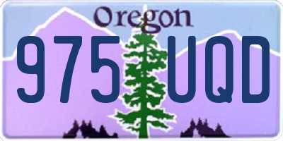 OR license plate 975UQD