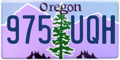 OR license plate 975UQH