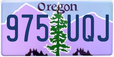 OR license plate 975UQJ