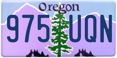OR license plate 975UQN