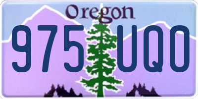 OR license plate 975UQO