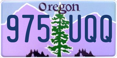 OR license plate 975UQQ