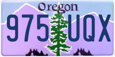 OR license plate 975UQX
