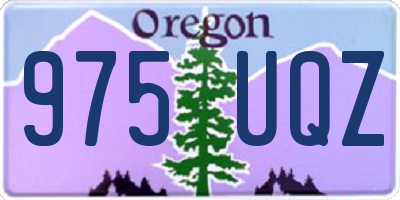 OR license plate 975UQZ