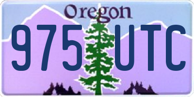 OR license plate 975UTC