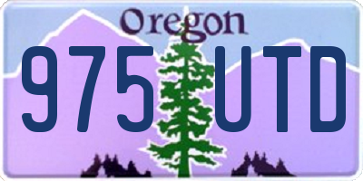 OR license plate 975UTD