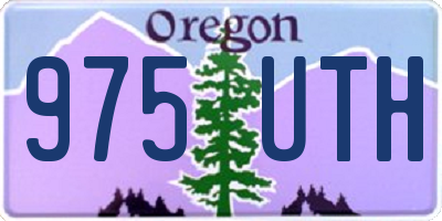 OR license plate 975UTH