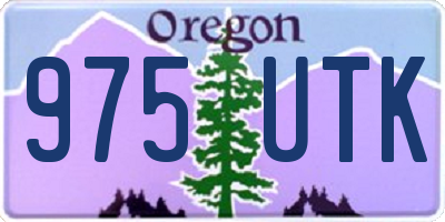 OR license plate 975UTK