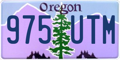 OR license plate 975UTM