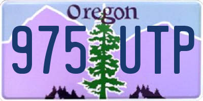 OR license plate 975UTP