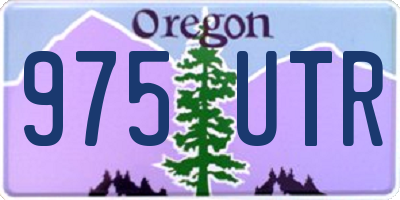 OR license plate 975UTR