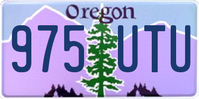 OR license plate 975UTU