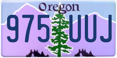 OR license plate 975UUJ