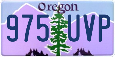 OR license plate 975UVP