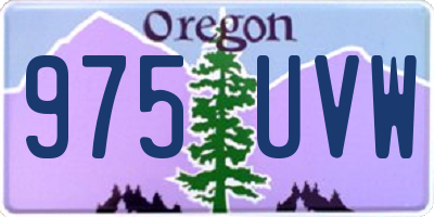 OR license plate 975UVW