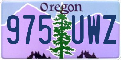 OR license plate 975UWZ