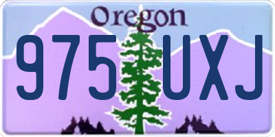 OR license plate 975UXJ