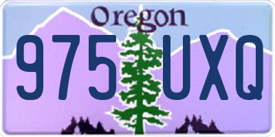 OR license plate 975UXQ