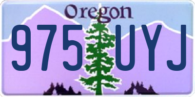OR license plate 975UYJ