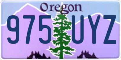 OR license plate 975UYZ