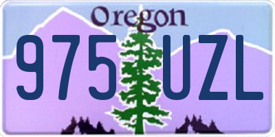 OR license plate 975UZL