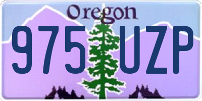 OR license plate 975UZP