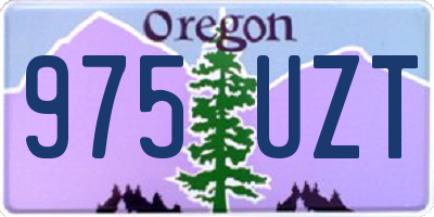 OR license plate 975UZT