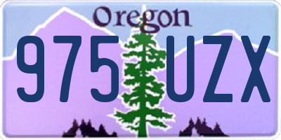 OR license plate 975UZX