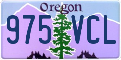 OR license plate 975VCL