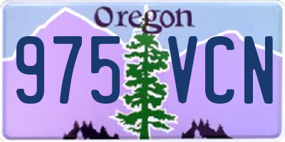 OR license plate 975VCN