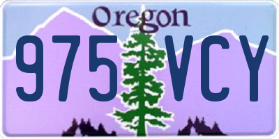 OR license plate 975VCY