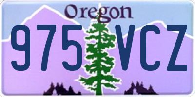 OR license plate 975VCZ