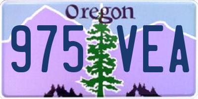 OR license plate 975VEA