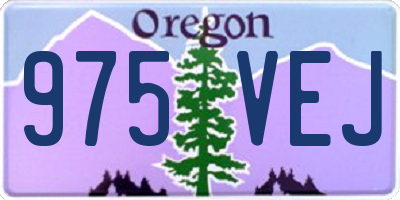 OR license plate 975VEJ