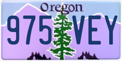OR license plate 975VEY