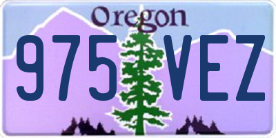 OR license plate 975VEZ