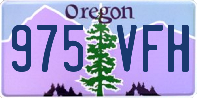 OR license plate 975VFH