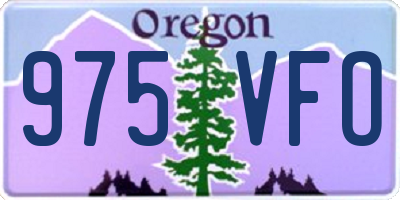 OR license plate 975VFO