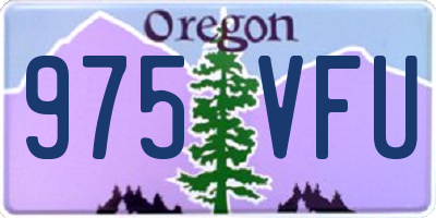 OR license plate 975VFU
