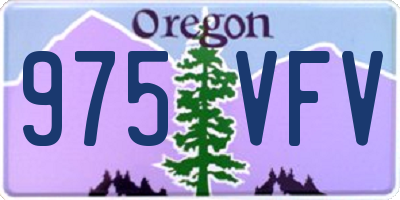 OR license plate 975VFV