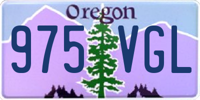 OR license plate 975VGL