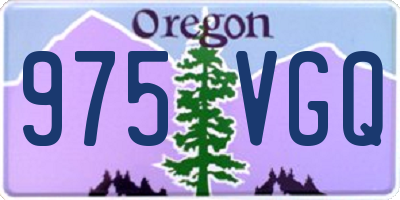 OR license plate 975VGQ