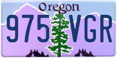 OR license plate 975VGR