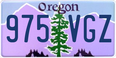 OR license plate 975VGZ