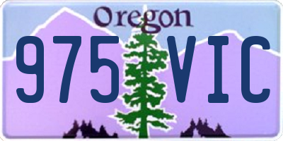 OR license plate 975VIC