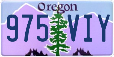 OR license plate 975VIY