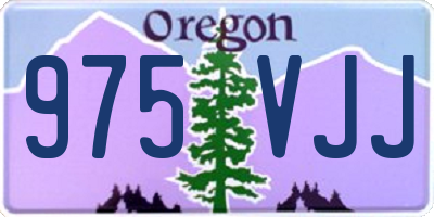 OR license plate 975VJJ