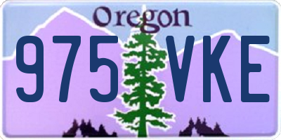 OR license plate 975VKE