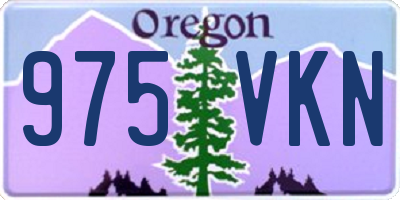 OR license plate 975VKN