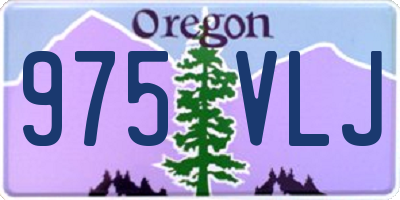 OR license plate 975VLJ